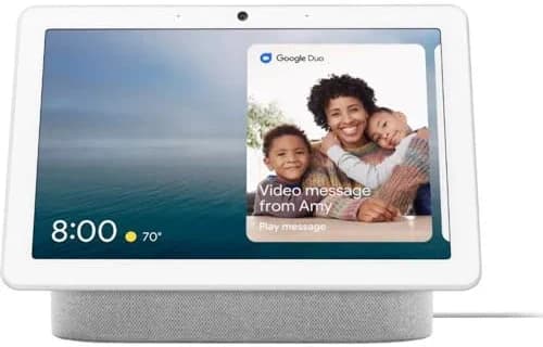 Nest Hub Max 10" Smart Display with Google Assistant - Chalk — image 5