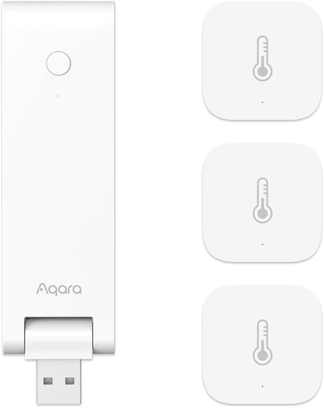 Aqara Zigbee Temperature and Humidity Sensor 3 Pack & Zigbee Hub Kits — image 8