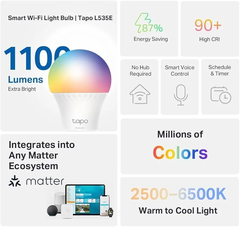 Tapo TP-Link Smart Light Bulbs — image 1