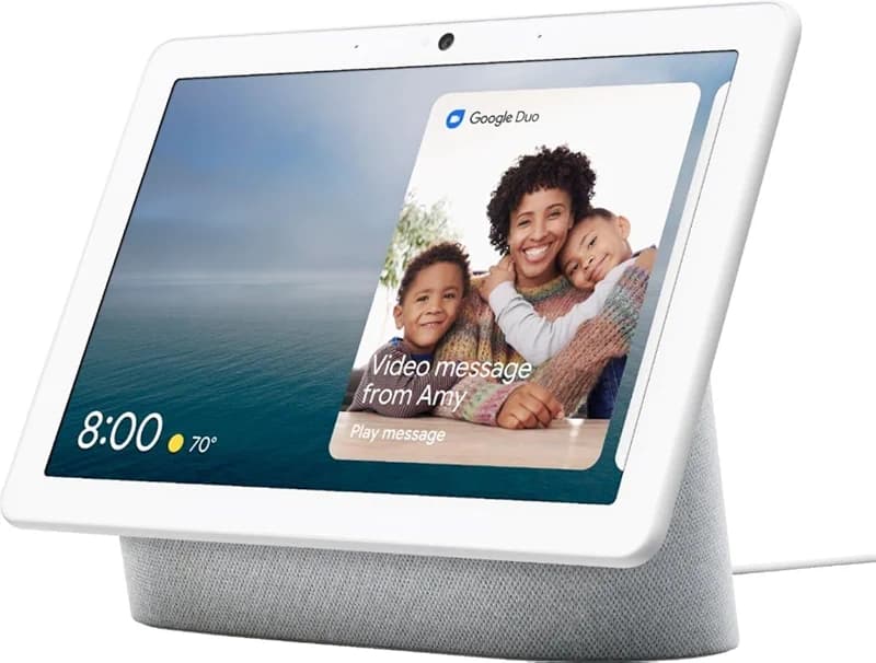 Nest Hub Max 10" Smart Display with Google Assistant - Chalk — image 2