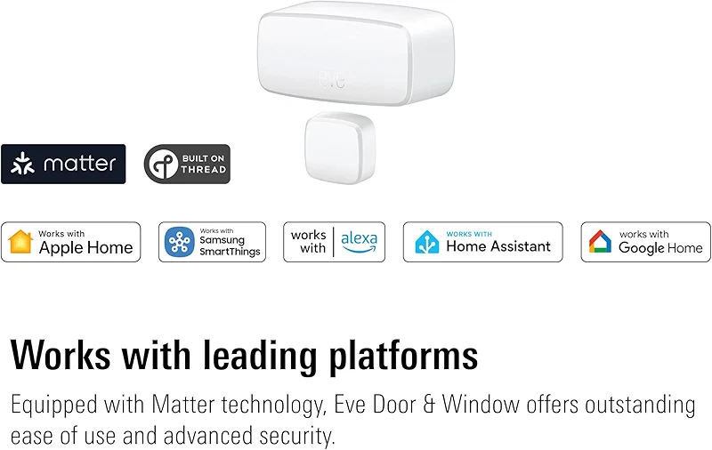 Eve Door & Window (Matter) 3 Pack – Smart Contact Sensor for Doors & — image 4