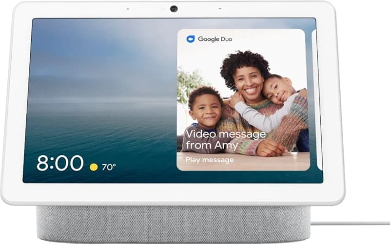 Nest Hub Max 10" Smart Display with Google Assistant - Chalk — image 4