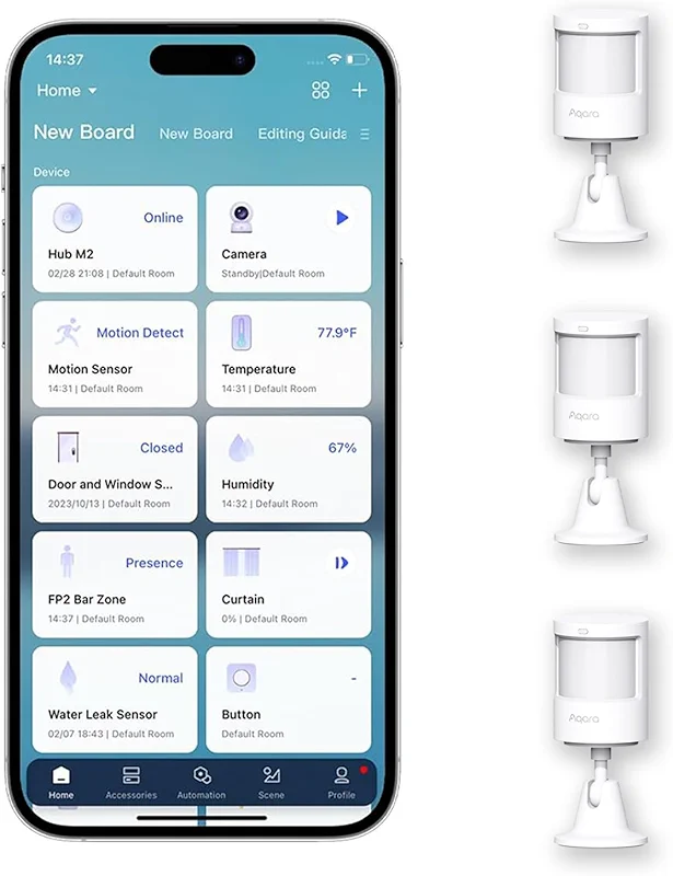 Zigbee Motion Sensor P1 3 Pack