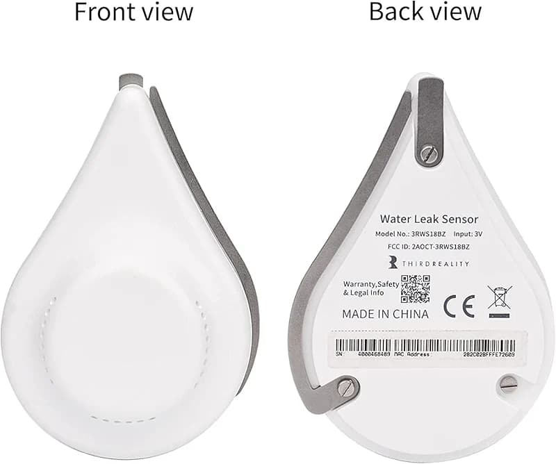THIRDREALITY Zigbee Water Leak Sensor with Dripping Detection 2 Pack