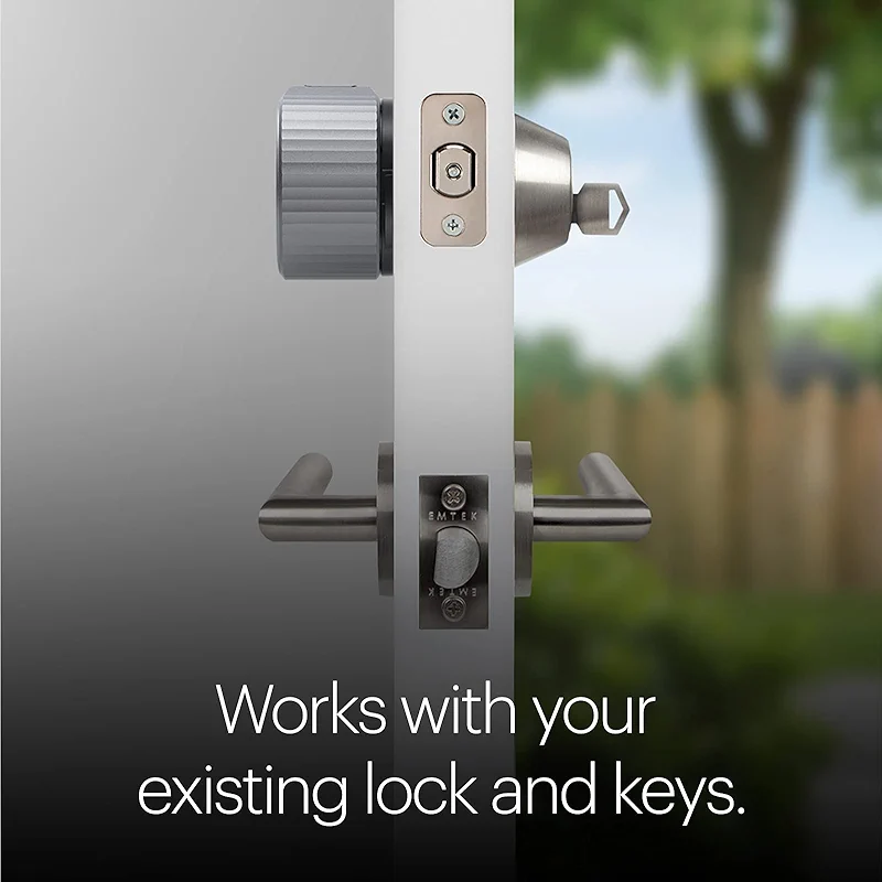 August Home Silver Wi-Fi Connected Smart Keyless Entry Door Lock — image 4