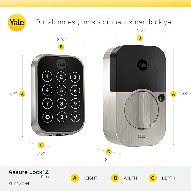 Yale Assure Lock 2 Plus Apple Home Keys — image 2