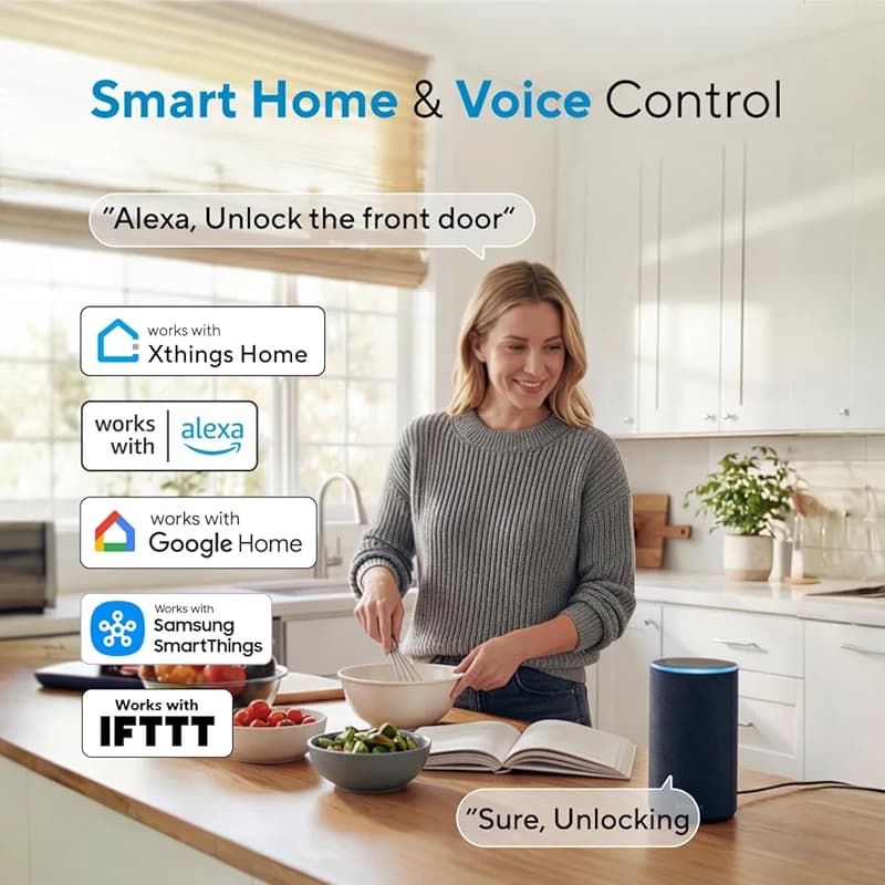 ULTRALOQ U-Bolt WiFi Smart Lock with Door Sensor — image 3