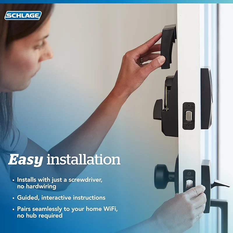 SCHLAGE Encode Plus Smart Wi-Fi Lock for Front Door — image 5
