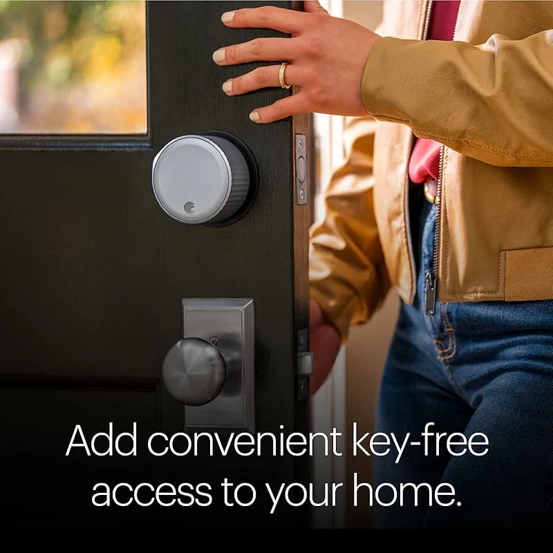 August Home Silver Wi-Fi Connected Smart Keyless Entry Door Lock — image 8