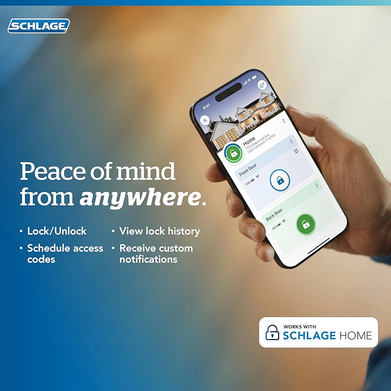 SCHLAGE Encode Plus Smart Wi-Fi Lock for Front Door — image 6
