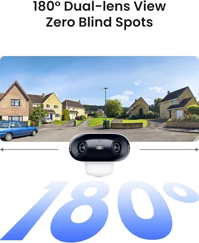 REOLINK 4K Dual-Lens 180° Outdoor Wireless Security Camera — image 2