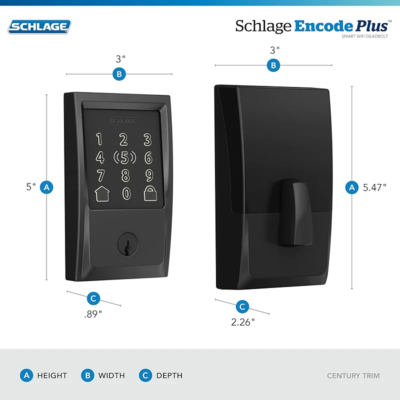 SCHLAGE Encode Plus Smart Wi-Fi Lock for Front Door — image 4