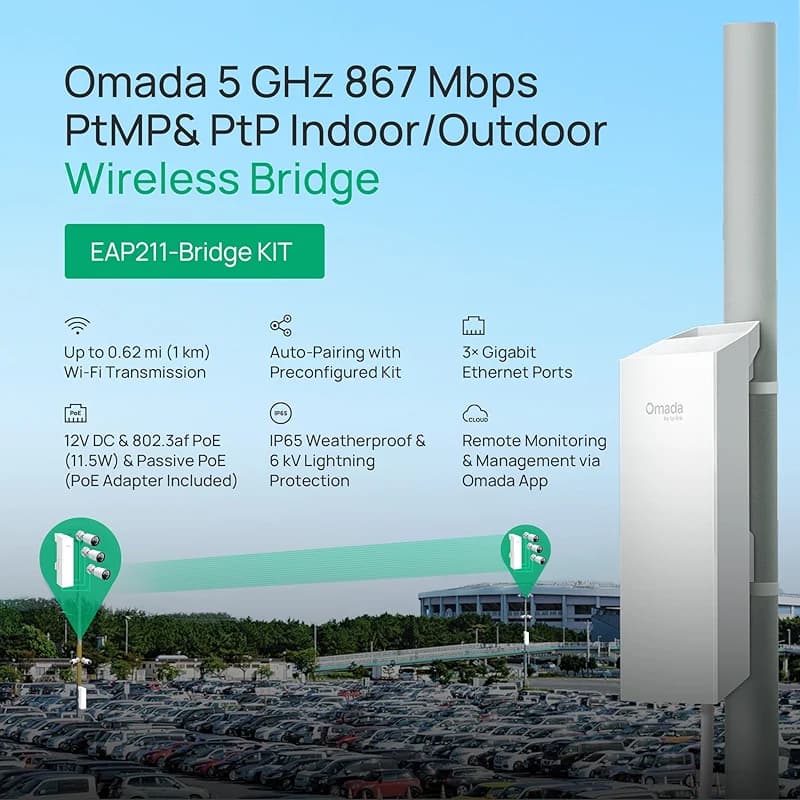 TP-Link Omada Point to Point Wireless Bridge Outdoor - 5GHz — image 4