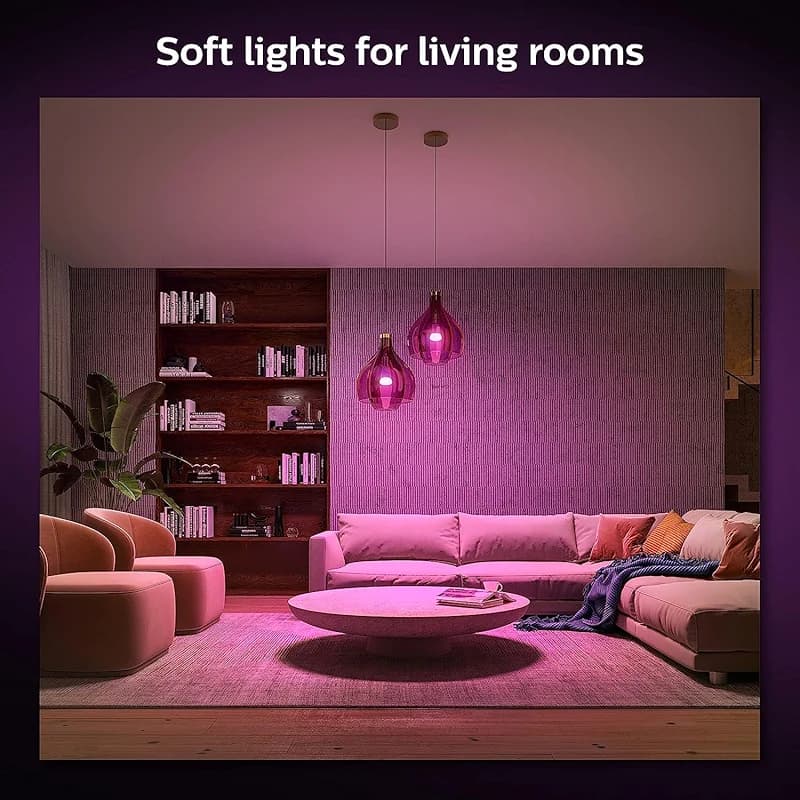 Philips Hue Smart Light Starter Kit - Includes (1) Bridge and (4) 75W A19 — image 6