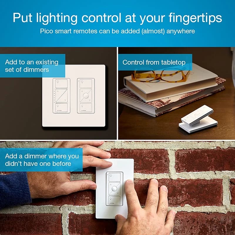 Lutron Caseta Original Smart Dimmer Switch Kit w/ Hub — image 7