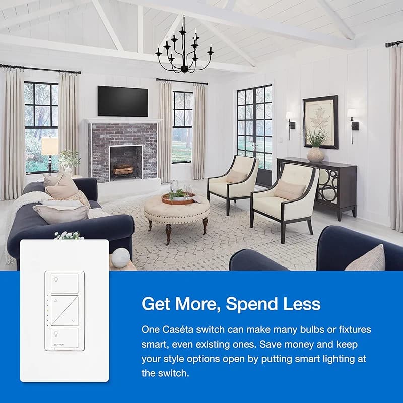 Lutron Caseta 3 Way Smart Dimmer Light Switch Kit — image 3