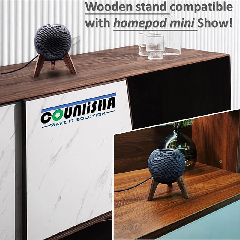 Real Wood Stand for Homepod mini(2020 Released) — image 6
