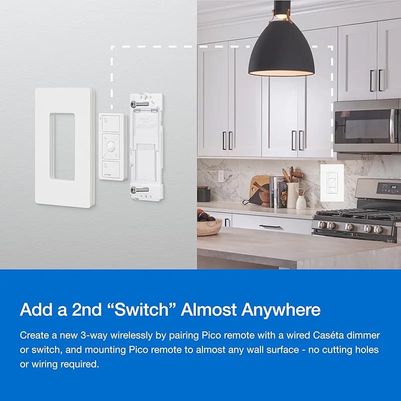 Lutron Caseta Original Smart Dimmer Switch Kit w/ Hub — image 2