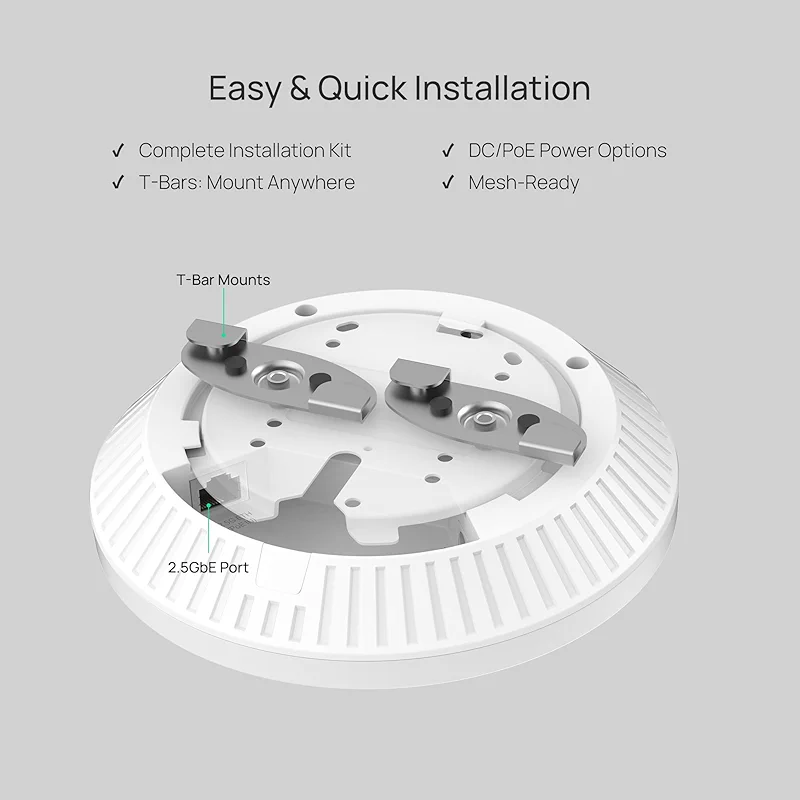 TP-Link Omada WiFi 7 Wireless Access Point - BE5000 Dual Band
