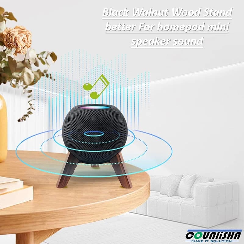 Real Wood Stand for Homepod mini(2020 Released)